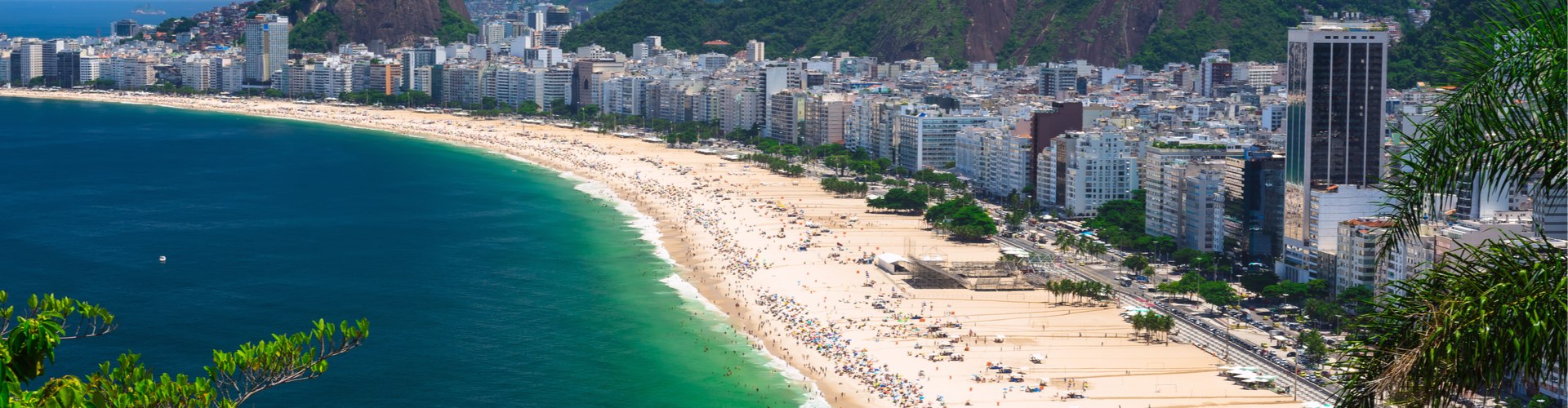 Copacabana beach in Rio de Janeiro, Brazil (Cropped) Resized